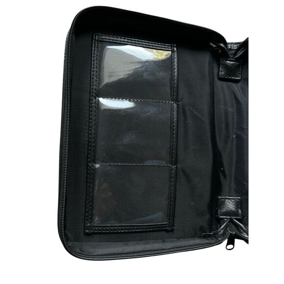 BMW Leather Owners Manual Cover Black Zipper Binder Y2K Models - Picture 2 of 5